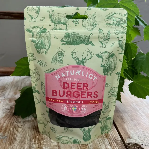 Farm & Forests hundgodis Deer Burgers